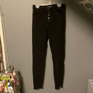 Rewash Black Hi-Rise Skinny Jeans